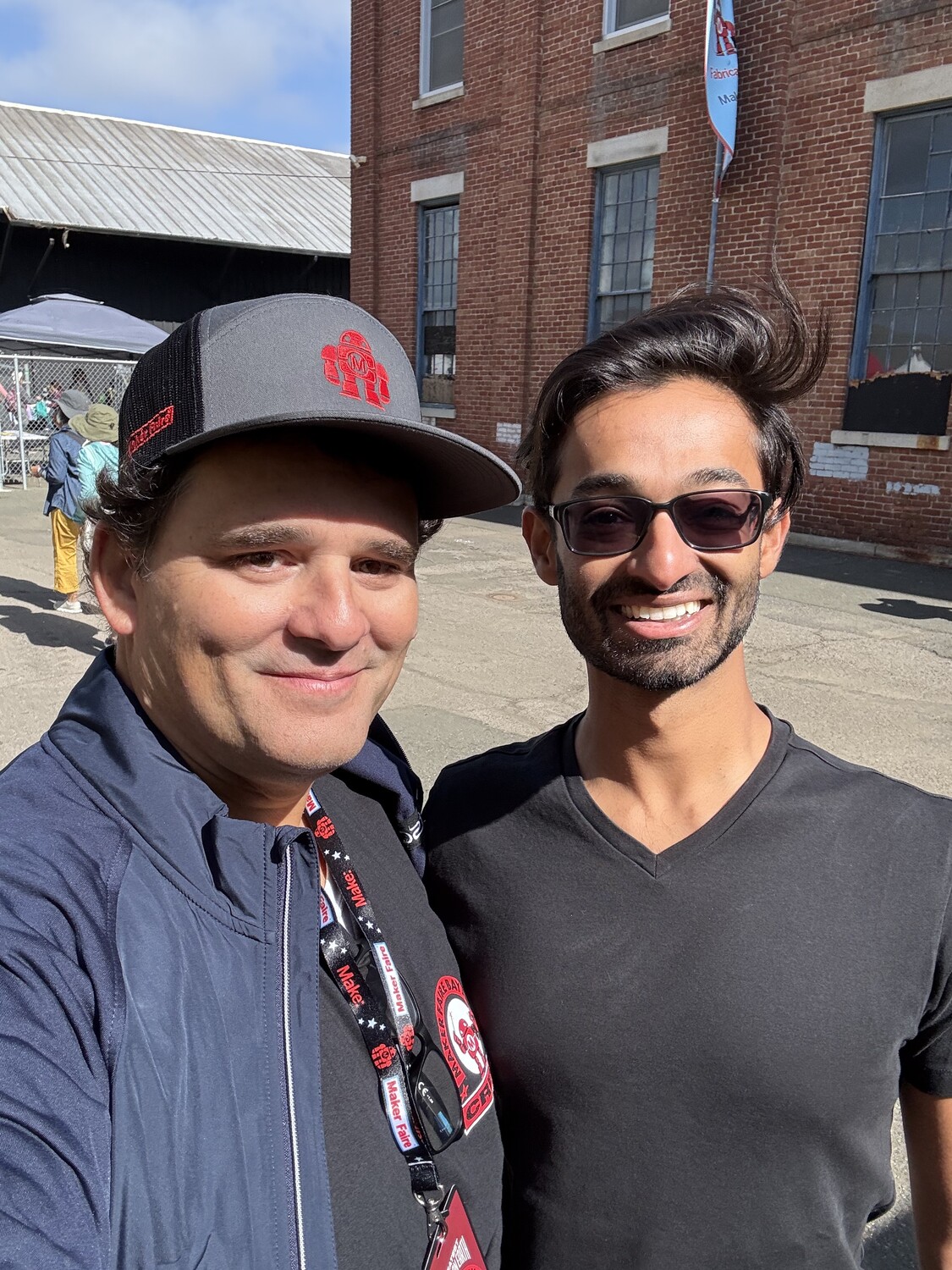 Survey Vaish with his phone-powered robot