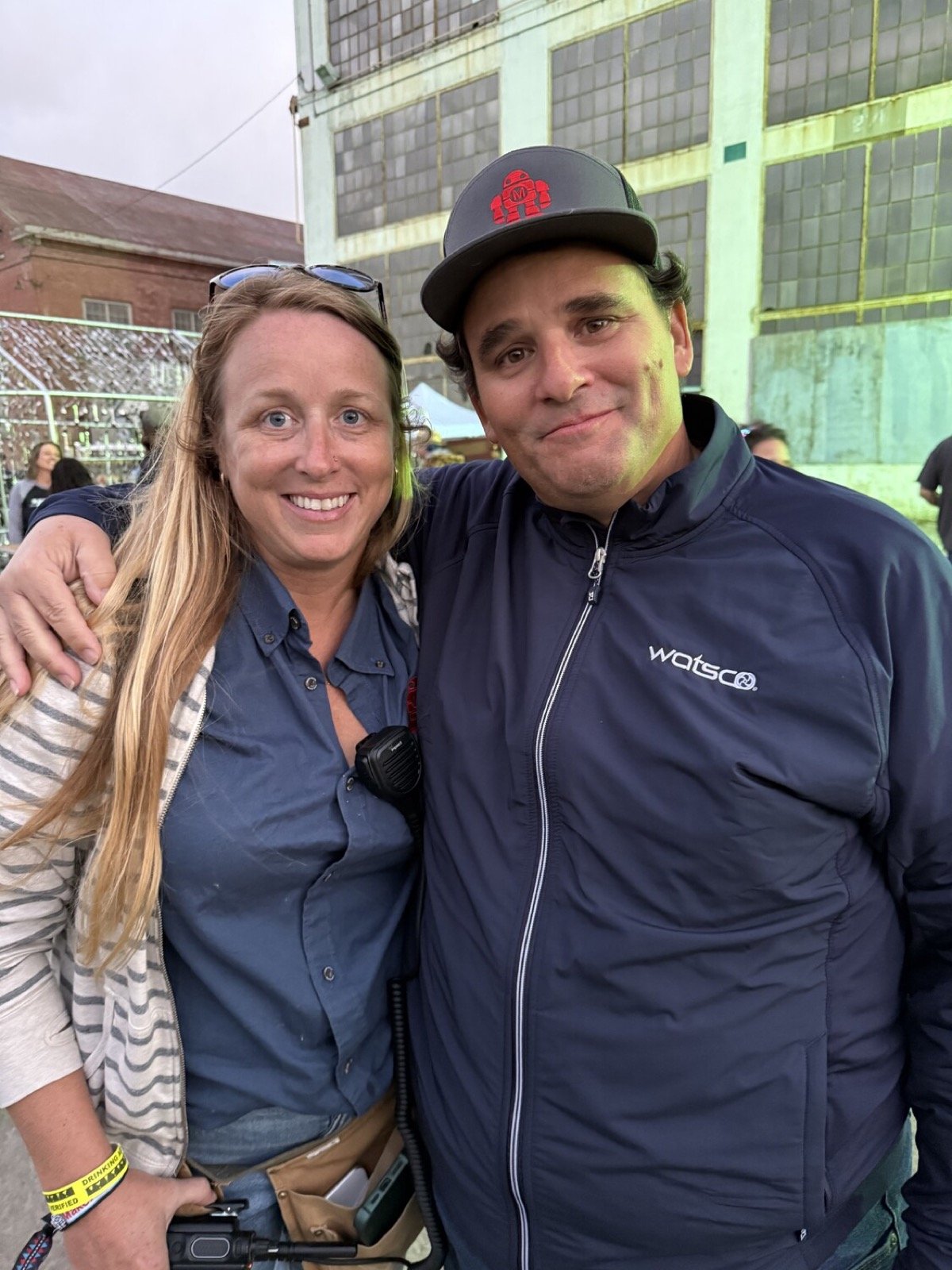 Mario Cruz with Gillian Mutti, lead producer of Maker Faire Bay Area