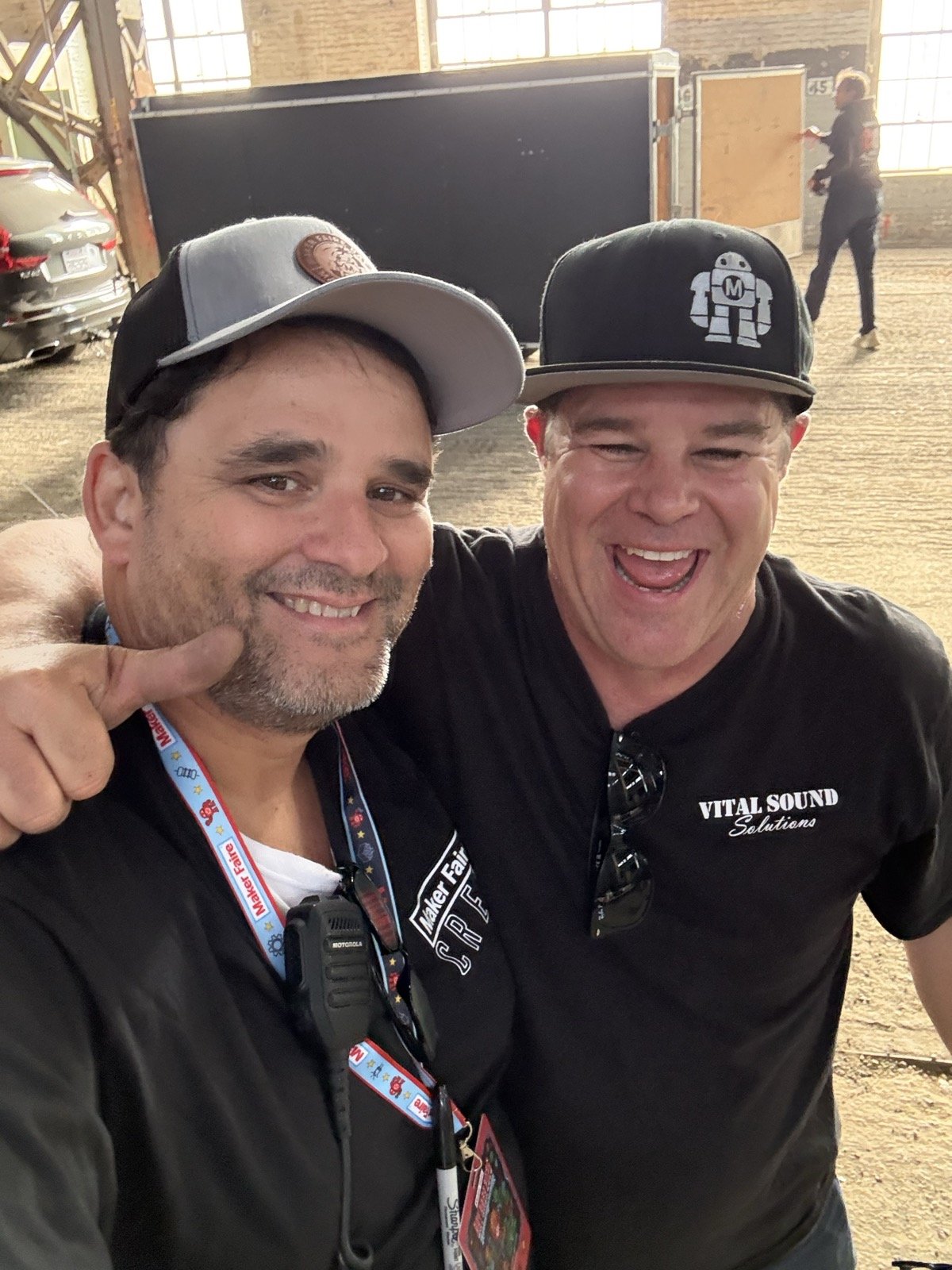 Mario Cruz with Rich of Vital Sound Solutions