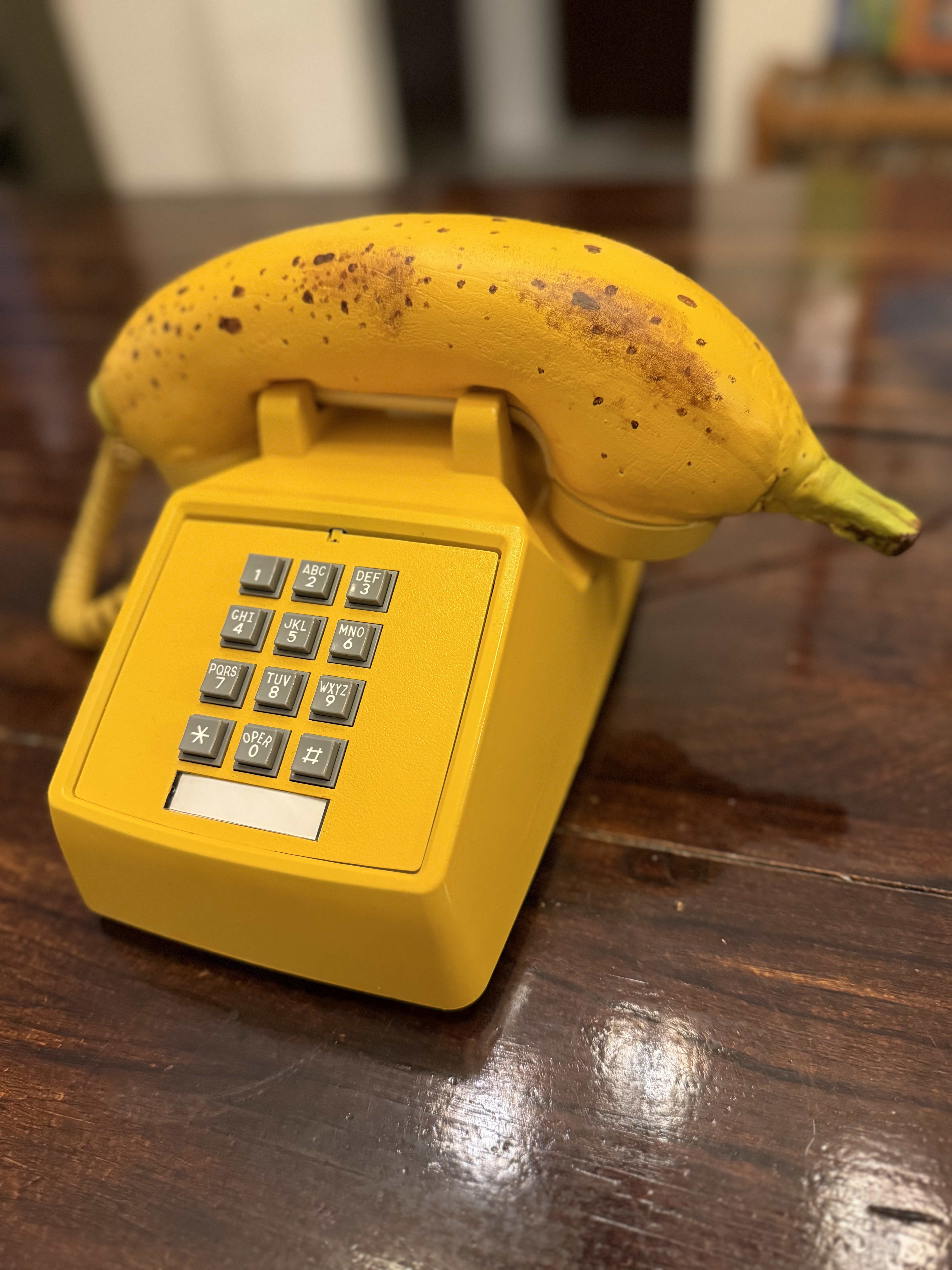 Banana Poetry Phone front angle