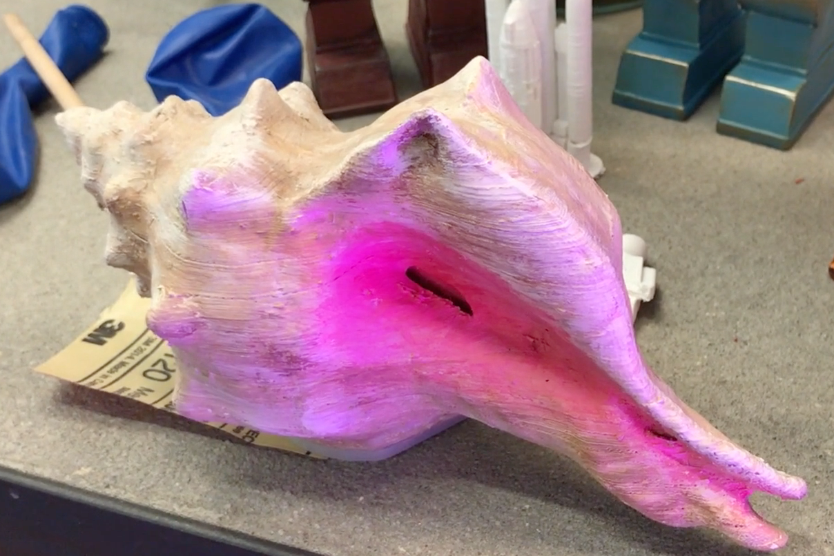 3D printed shell with Bluetooth speaker